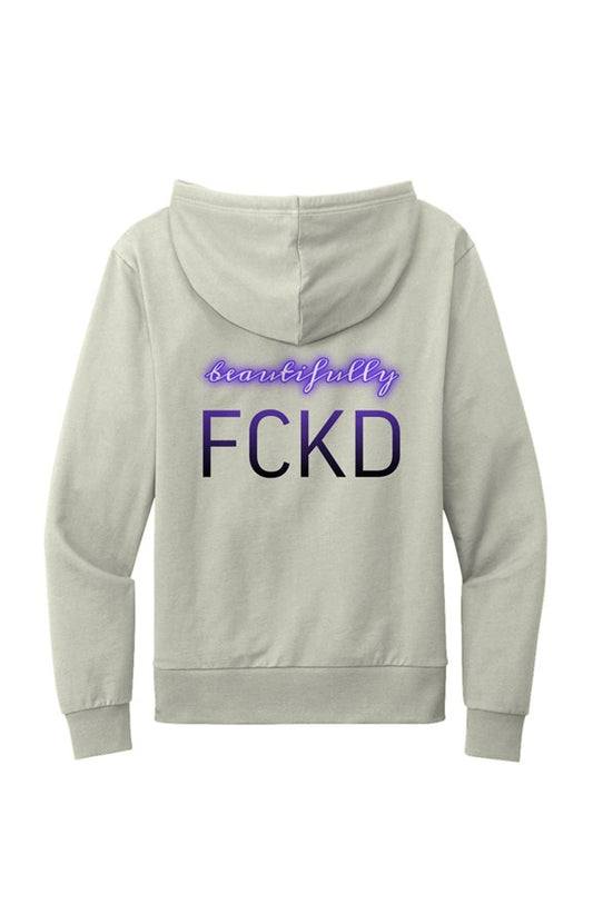 Beautifully FCKD Sand Organic French Terry Hoodie
