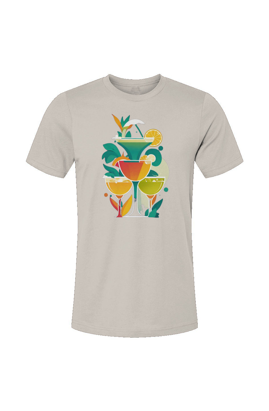 Vintage White Tropicocktails Tee