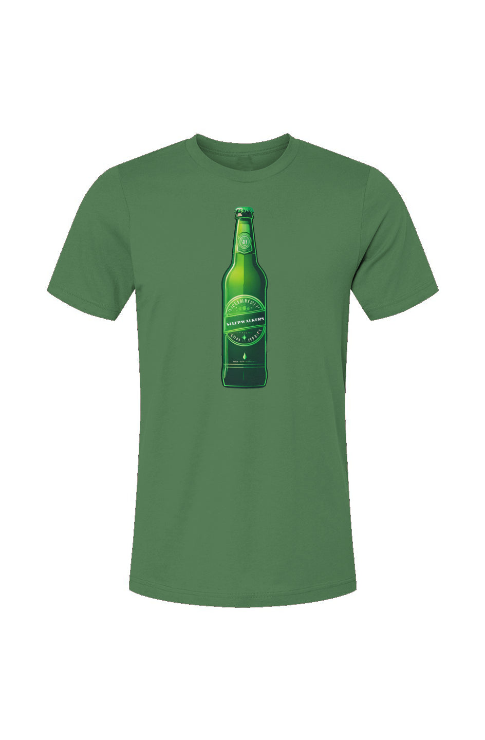 Green Beer Bottle Tee