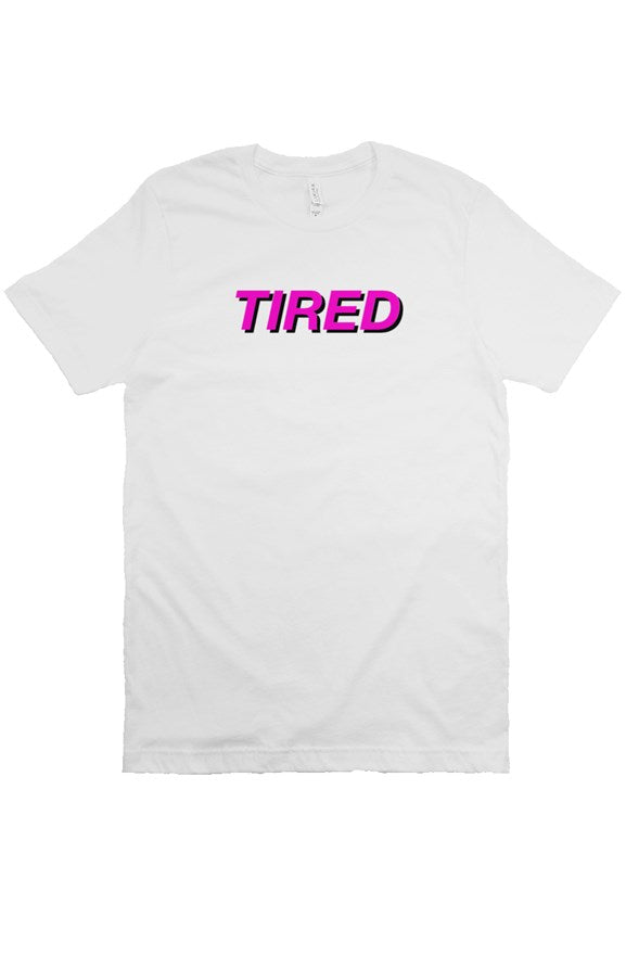 Bella Canvas T Shirt Tired White