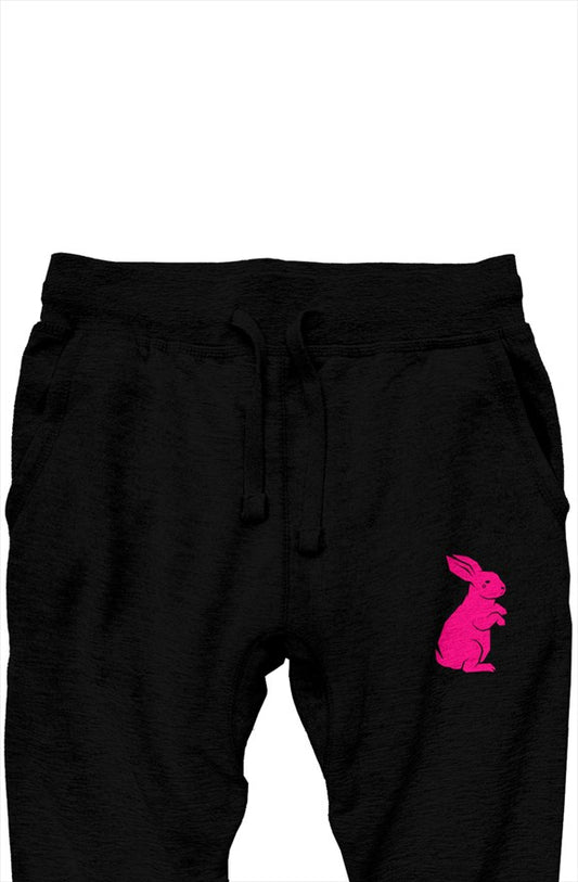 Hot Pink Bunny Premium Joggers