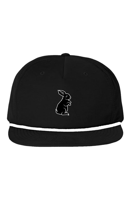 Black Bunny 5 Panel Golf Cap