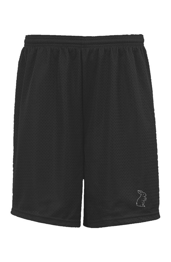 Black Bunny Mesh Shorts