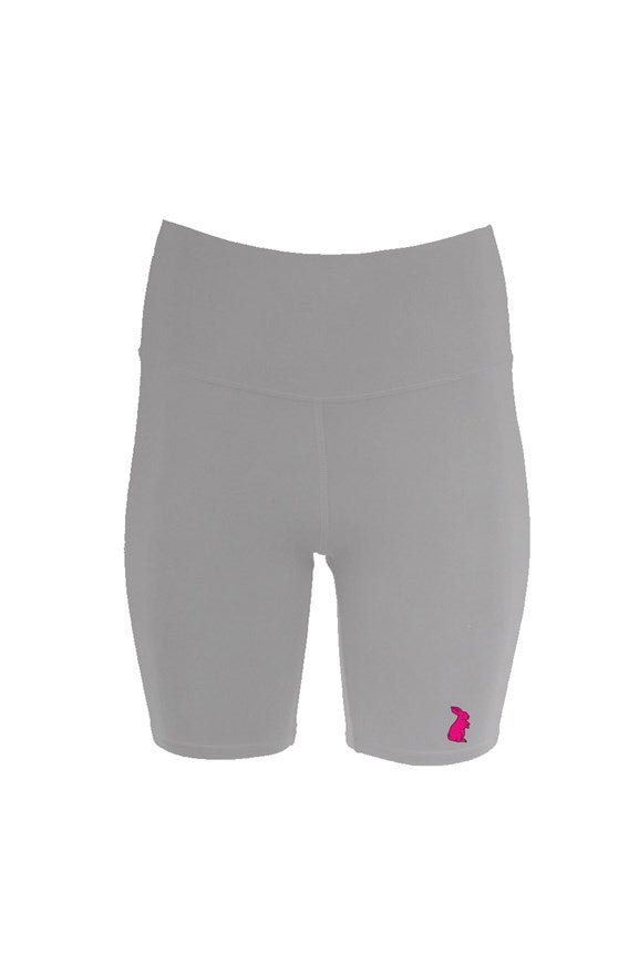 Pink Bunny Women’s High Waist Biker Shorts
