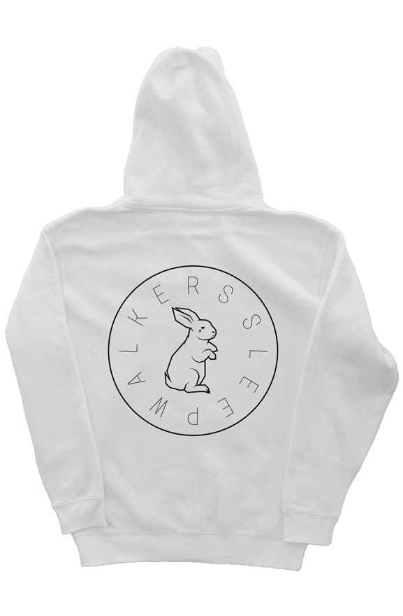 White Circle Logo Hoodie