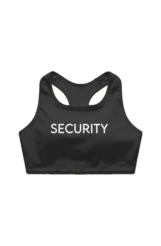 Sleepwalkers Security Black Active Bra Top