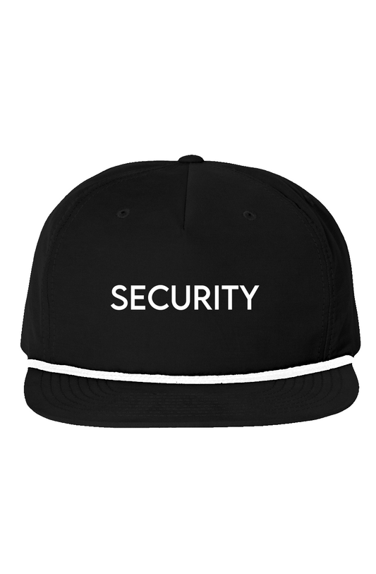 Sleepwalkers Security Black 5 Panel Golf Cap