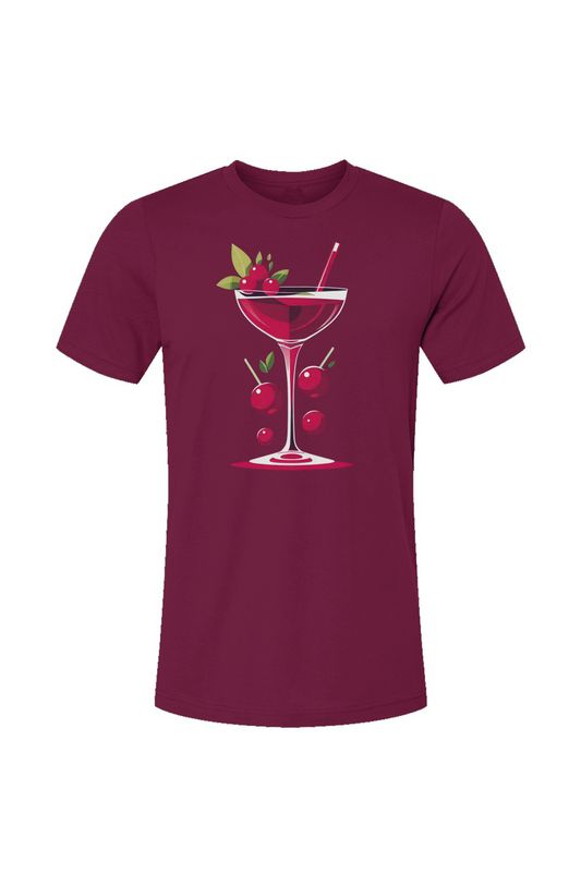 Maroon Cranberry Coupe Tee
