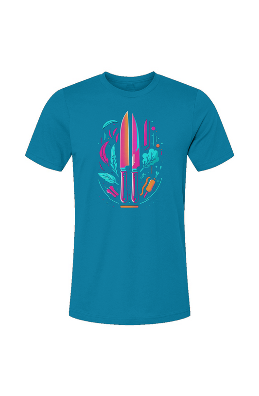 Electric Blue Dual Knives Tee