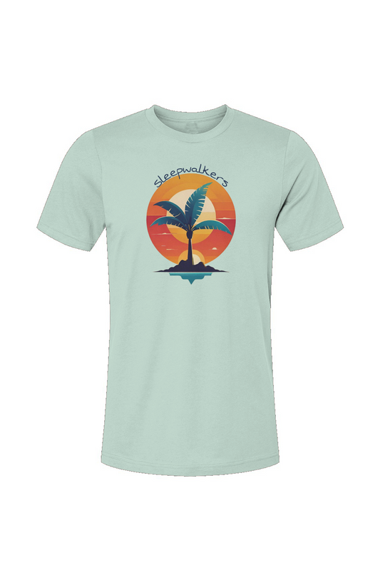 Mint Palm Tree Tee