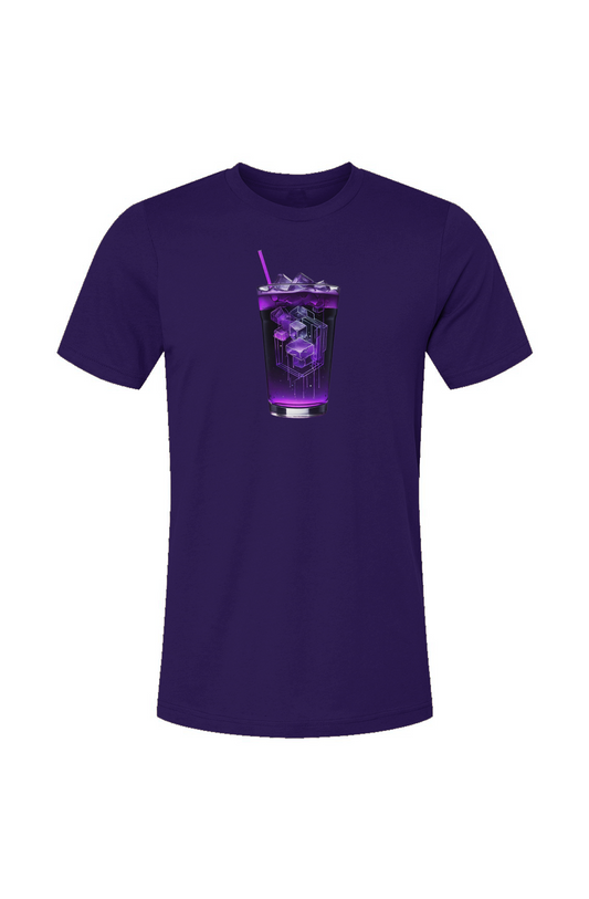 Purple Geometric Cocktail Tee