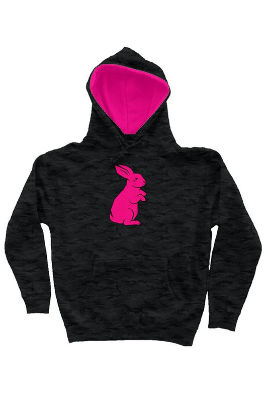Camo Independent Heavyweight Hoodie Pink