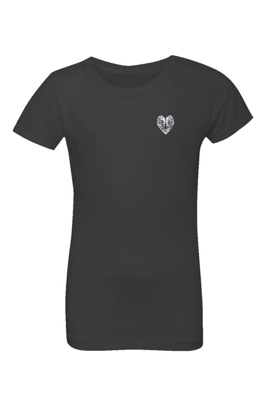 Girls Princess Crew Heart Ribcage