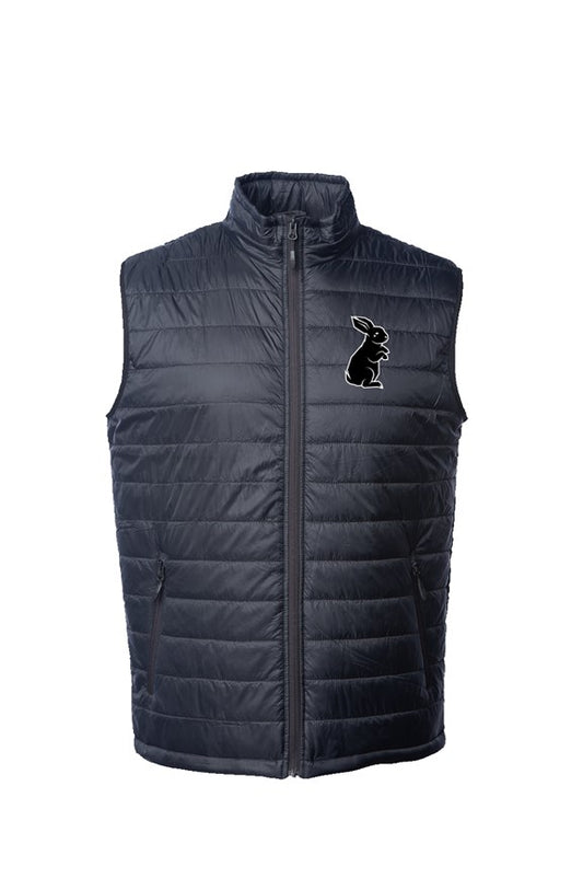 Black Bunny Puffer Vest