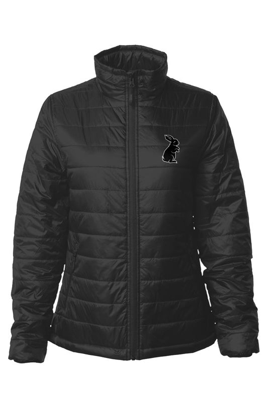 Women’s Black Bunny Puffer Jacket