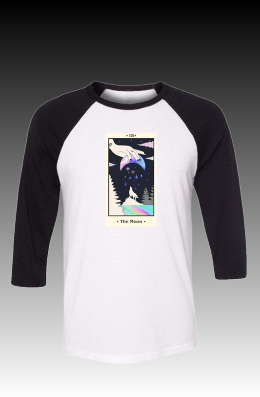 Tarot Moon Baseball Tee