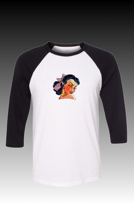 Wink Wink Baseball Tee